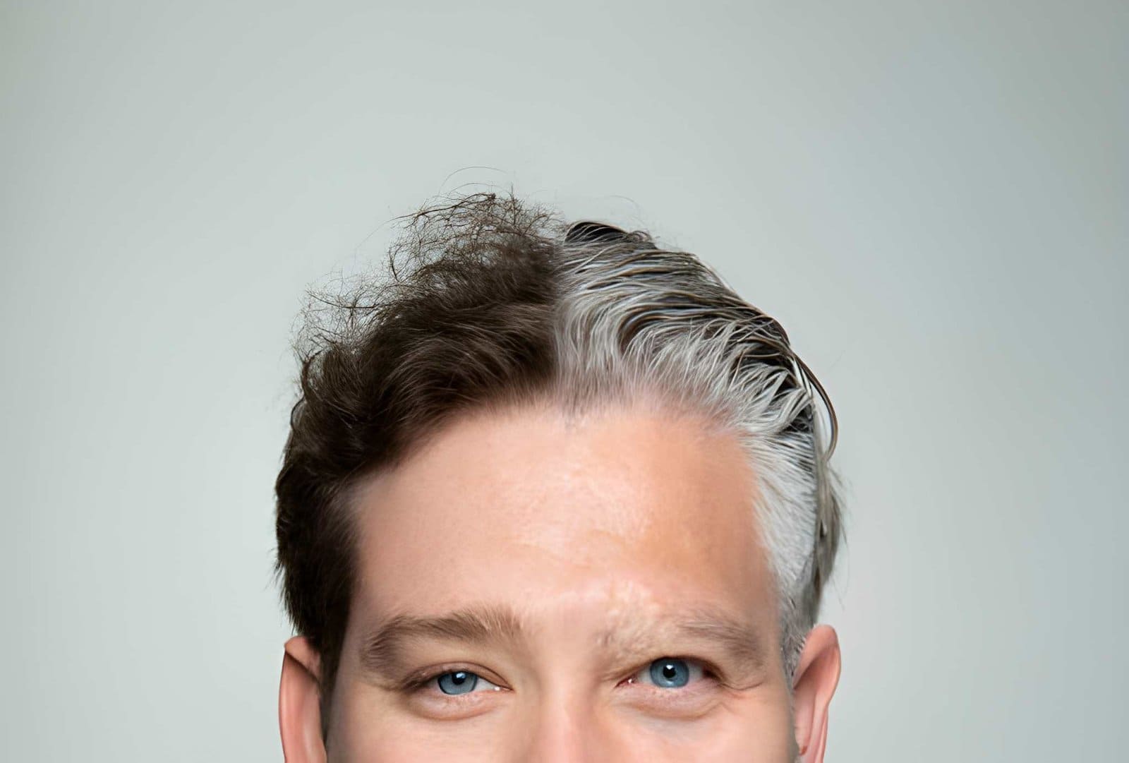 How to blend gray hair naturally